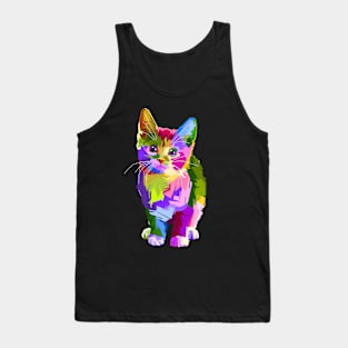 cute cat Tank Top